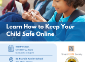 Learn how to keep your child safe online!